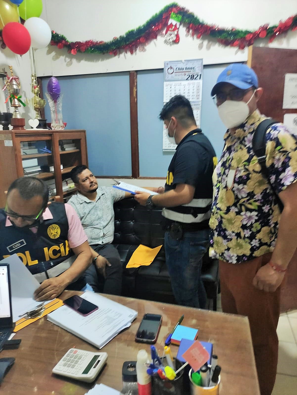 Fiscalía detiene a gobernador de Ucayali, Francisco Antonio Pezo Torres, y 15 personas presuntos integrantes de organización criminal