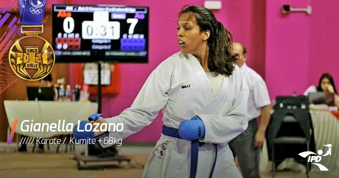 ¡Orgullo! Gianella Lozano obtiene sexta medalla de Oro para Perú en final de karate +68kg en I Juegos Panamericanos Junior  @CaliValle2021