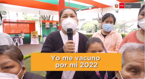Minsa: Yo me vacuno para estar al lado de mi familia el 2022