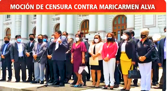 Bancada de Perú Libre presentará moción de censura contra la presidenta del Congreso