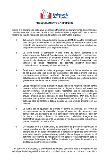 Procurador del Congreso interpone denuncia penal contra Fray Vásquez Castillo por presentar prueba falsa de Covid 19