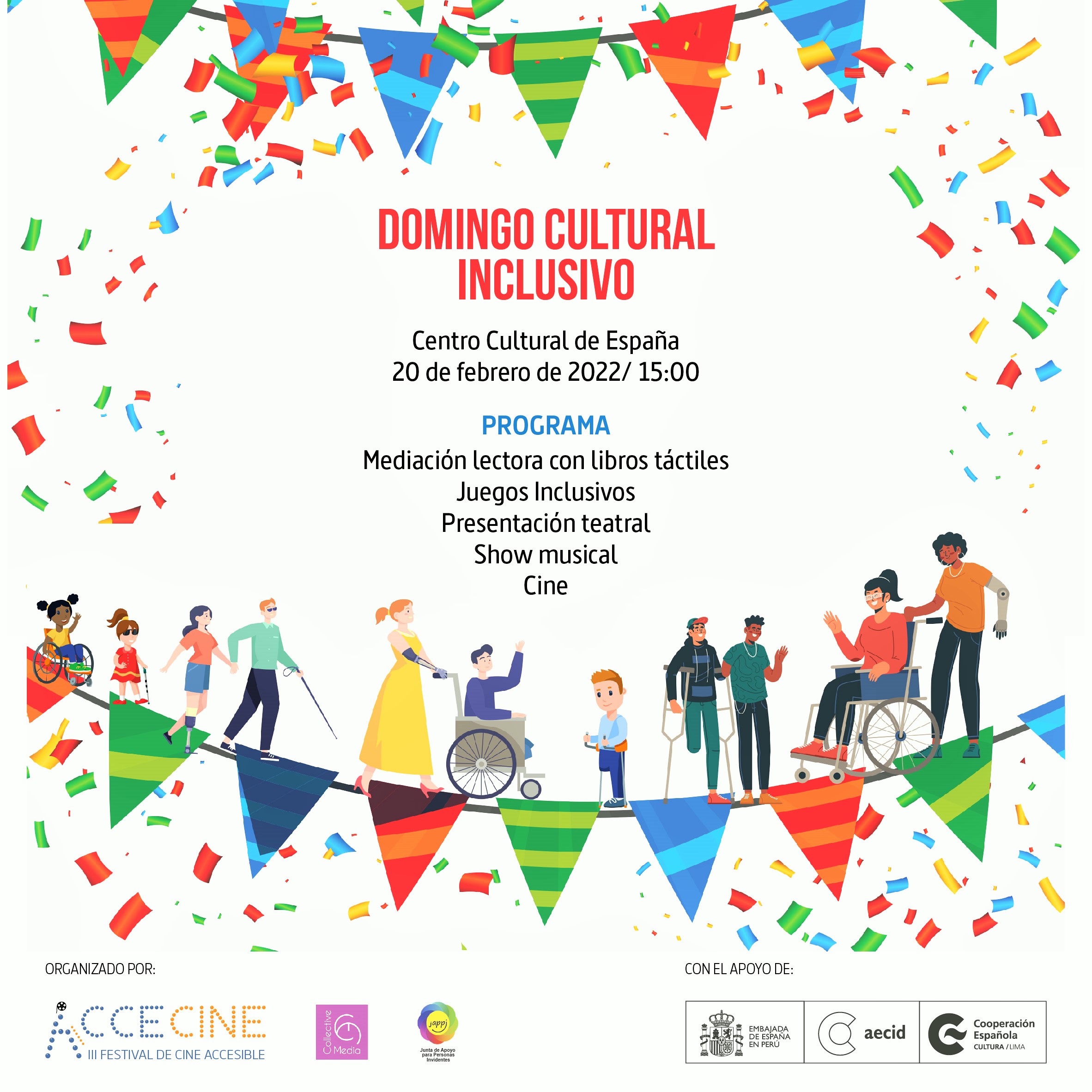 CCE abre las puertas al Domingo cultural inclusivo