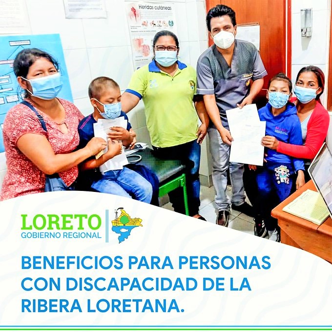 Entregan certificación médica a dos niños con discapacidad severa en comunidad de Picuruyacu del río Amazonas para acceder a mejores condiciones de vida