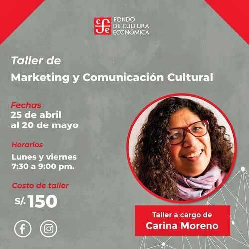 Fondo de Cultura Económica dicta taller de marketing y comunicación cultural