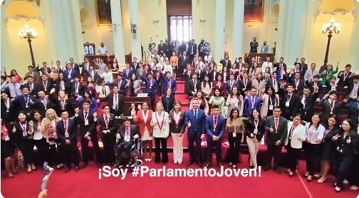 Jóvenes de distintas regiones del país participaron en inauguración del Plenario Nacional del Parlamento Joven (video)