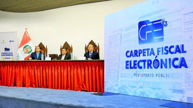 Ministerio Público presentó avances de la Carpeta Fiscal Electrónica