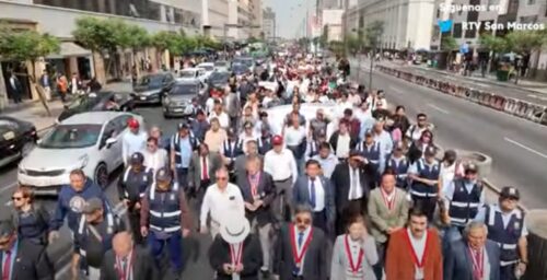 Hoy se realiza la Gran Marcha y Pasacalle sanmarquino por calles del Centro Histórico de Lima (video) 🚶‍♂️🚶‍♀️