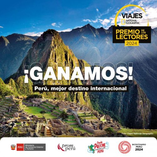 ¡#Perú es reconocido como mejor destino internacional por la revista @ViajesNG !💪