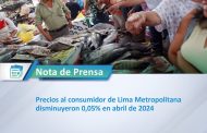 Precios al consumidor de Lima Metropolitana disminuyeron 0,05% en el mes de abril