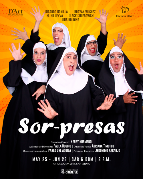 “Sor-presas”: Una delirante y nada santa comedia musical 🎶