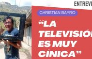 Periodista Christian Bayro: La televisión es muy cínica (video) 📺