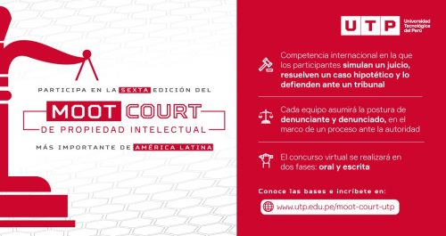 UTP organiza Moot Court de Propiedad Intelectual más importante de América Latina 👩‍⚖️