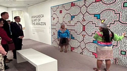 El arte, las tradiciones y espiritualidad de comunidad amazónica peruana Shipibo-Conibo son el centro de la muestra “Ayahuasca and art of the Peruvian Amazon” 🖼️