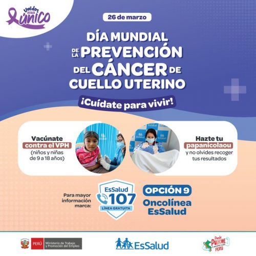 ¡Hoy es el Día Mundial de la Prevención del Cáncer de Cuello Uterino!💜