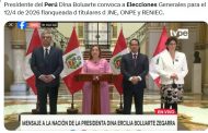 Convocan elecciones generales para el 12 de abril del 2026 🗳️