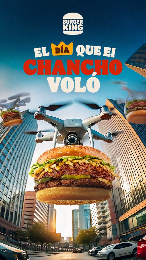 Lima es testigo de drones que entregan hamburguesas por los cielos 🍔🍟