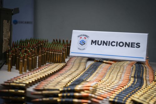Entregan más de 10 mil municiones a la Policía Nacional para reforzar la lucha contra la criminalidad 👀