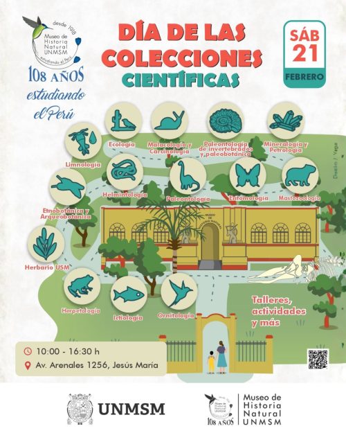 Museo de Historia Natural de la UNMSM abre al público sus colecciones científicas por el “Día de las Colecciones Científicas”👀