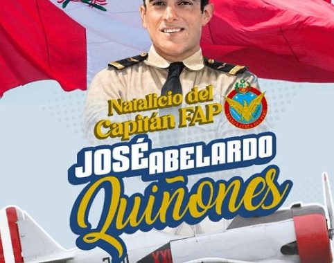 Hoy se conmemora el natalicio del Capitán FAP José Abelardo Quiñones Gonzales✈️