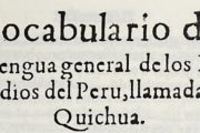 Desde 1560 palabras Pisco y Tacama figuran en el primer diccionario quechua-castellano impreso en España