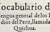 Desde 1560 palabras Pisco y Tacama figuran en el primer diccionario quechua-castellano impreso en España