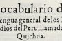 Desde 1560 palabras Pisco y Tacama figuran en el primer diccionario quechua-castellano impreso en España