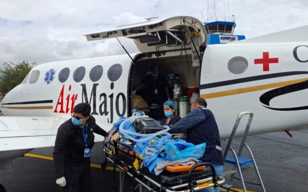 Realizan más de 70 traslados aeromédicos que salvan la vida de integrantes de la familia policial 🚑