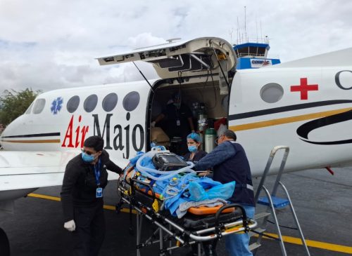 Realizan más de 70 traslados aeromédicos que salvan la vida de integrantes de la familia policial 🚑