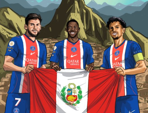 FC Bayern y Paris Saint-Germain (PSG) saludan al Perú por su aniversario patrio 👏