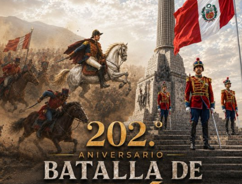 ¡Hoy se celebra el 202° aniversario de la Batalla de Junín! 👏