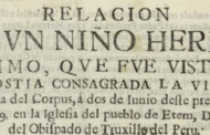 Conozca el expediente Eten de 1649: el milagro documentado llegó al Vaticano