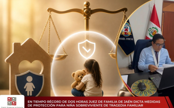 En tiempo récord de dos horas juez de Jaén dicta medidas de protección para niña sobreviviente de tragedia familiar👩⚖️