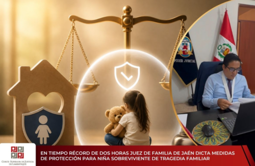 En tiempo récord de dos horas juez de Jaén dicta medidas de protección para niña sobreviviente de tragedia familiar👩‍⚖️