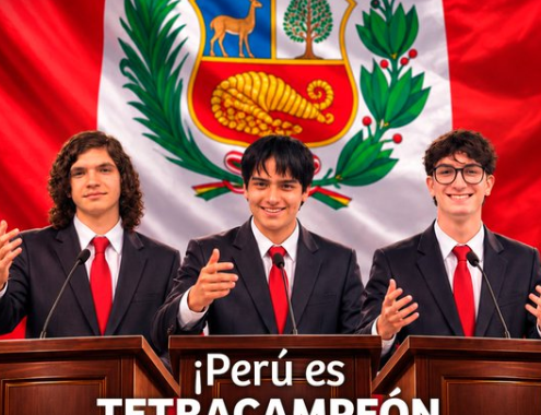¡Perú tetracampeón mundial! 🏆