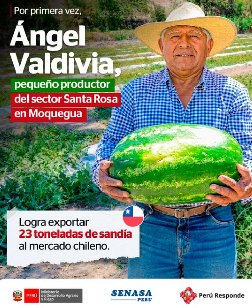 ¡La sandía moqueguana cruza fronteras! 🍉