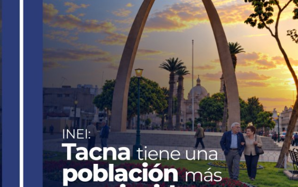 Tacna tiene una población más envejecida que el promedio nacional 👴👵