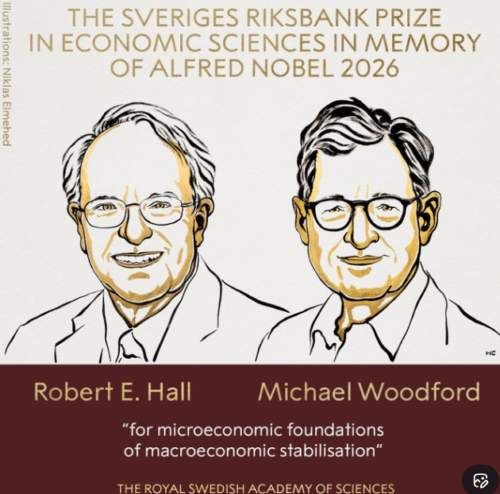 Robert E. Hall y Michael Woodford ganan el Premio Nóbel de Economía 2026 🔍